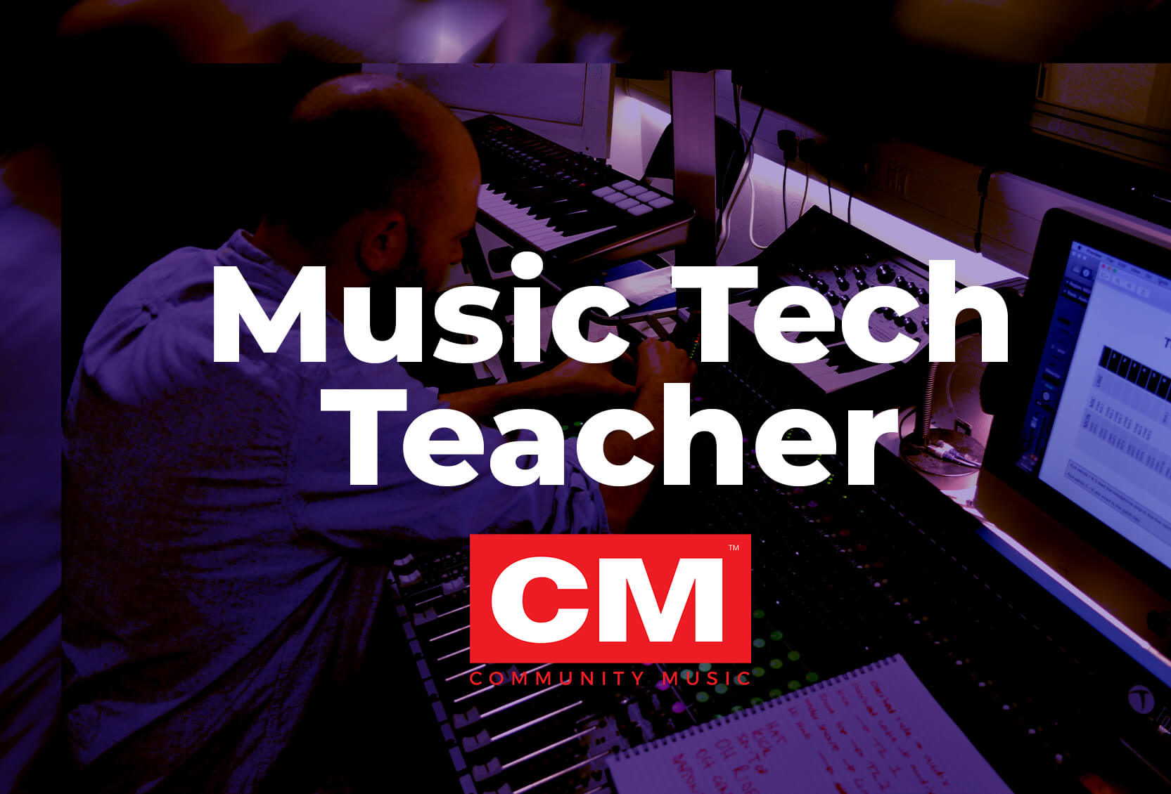 music tech teacher treble clef